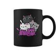 カワイイ猫の山 アセクシャルプライド コーヒーマグ