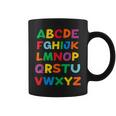 キッズ Abcs シャツ アルファベット カラフル 文字 読書 キッズ コーヒーマグ