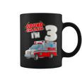 キッズ Ems 車 3歳の誕生日シャツ 3歳 救急車 コーヒーマグ