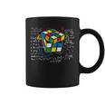 キューブマジック 数学方程式 レトロ オタクルービック 長袖tシャツ コーヒーマグ