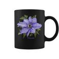 クレマチス 花 ボタニカル パープル フラワー コーヒーマグ