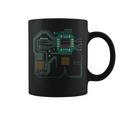 コンピュータープロセッサー、マイクロチップ、テクノロジー コーヒーマグ
