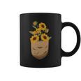 ゴッホ ひまわり ポケットアート 花柄 恋人スタイル 長袖tシャツ コーヒーマグ