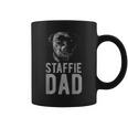 スタッフォードシャーブルテリア ブラック 男性用 スタッフィー パパ コーヒーマグ