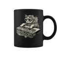 スチームパンク 猫 演奏 シンセサイザー シンセ 子猫 テクノミュージック コーヒーマグ