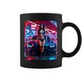 セクシーガールグラフィックtシャツ セクシーピンナップモデル&エキゾチックカー コーヒーマグ