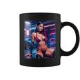 セクシーガールグラフィックtシャツ セクシーラティーナビキニモデル&スポーツカー コーヒーマグ