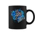ダーティオフロードバイクダートバイクオートバイマッドスポーツを入手 コーヒーマグ
