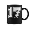 チームジャージーナンバー＃17スポーツギフト コーヒーマグ