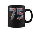 ナンバー 75 七五周年 男性 女性 75歳の誕生日 コーヒーマグ