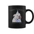 ニューオーリンズ 面白い犬の着用パーティーハット付き コーヒーマグ