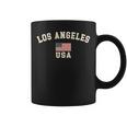 ビンテージ ロサンゼルス アメリカ アメリカ 国旗 La クール お土産 レトロ 長袖tシャツ コーヒーマグ