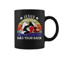 ブラジリアン柔術 Jesus Has Your Back コーヒーマグ