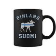 ヘラジカ フィンランド国旗 コーヒーマグ