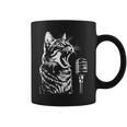マイクで歌う猫 猫歌手 コーヒーマグ