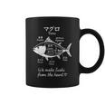 マグロ寿司切り図デザイン 日本料理グラフィック コーヒーマグ