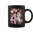 ユニコーン 4 誕生日 女の子 4 歳 馬 わたしは 4 コーヒーマグ