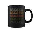 ラブハート タカコ グランジヴィンテージスタイル ブラック タカコ コーヒーマグ
