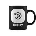 リプレイボタン コーヒーマグ