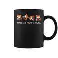 レッサーパンダのタピオカティーシャツボバティーギフトこれが私の転がり方です コーヒーマグ