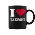 レッドハート I Love Takeshi コーヒーマグ