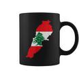 レバノン国旗 地図 ベイルート 杉の木 レバノン ヘリテージデザイン コーヒーマグ