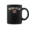 ヴィンテージ ホノルル ハワイ お土産 ハワイ国旗 レトロ コーヒーマグ