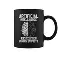 人工知能マッチ 人間の愚かさ Ai Tech ジョーク コーヒーマグ