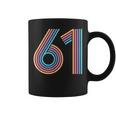 数字 61 61周年記念 男女 61歳の誕生日 コーヒーマグ