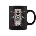 日本のサムライガールとヴィンテージさくら桜ギフト コーヒーマグ