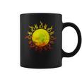 燃える太陽 トライバル タトゥー 宇宙 宇宙 コーヒーマグ