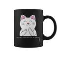猫 中指 おもしろバッグ コーヒーマグ