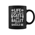 猫とバレエ バレリーナ おもしろバレエ コーヒーマグ
