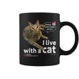 猫と暮らしています Cat Uzuraバージョン コーヒーマグ