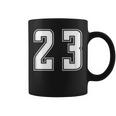 背番号 23 チーム短大スポーツ背番号付きユニフォーム コーヒーマグ
