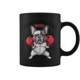面白いフレンチブルドッグ ボクシング愛好家 ペット 犬 ボクシンググローブ コーヒーマグ