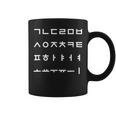 韓国アルファベット ハングルマトリックス レトロフォント コーヒーマグ