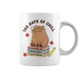 100 Days Of Chill Cute Capybara School Book Lover Graphic Print Coffee Mug