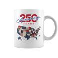 250年の独立記念日 愛国心が強い250周年 アメリカ コーヒーマグ