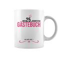 25th Birthday Girl 25 Years Party Guest Book Graphic Print Coffee Mug