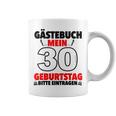 30th Birthday Party Guest List Guest Book 30th Birthday Graphic Print Coffee Mug