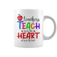 THE BEST TEACHERS TEACH FROM THE HEART NOT BOOK T-SHIRT Men Women Graphic Print Coffee Mug