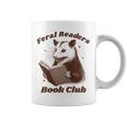 Book Lover Opossum Bookish Reader Feral Readers Book Club Graphic Print Coffee Mug