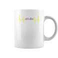 Book Shelf Heartbeat Graphic Print Coffee Mug