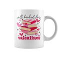 All Booked For Valentines Book Lovers Pink Valentine's Day Graphic Print Coffee Mug