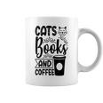 Cats Books And Coffee Kitty Cat Lover Graphic Print Coffee Mug Cats Books And Coffee Kitty Cat Lover Graphic Print Coffee Mug