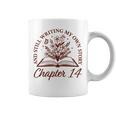 Chapter 14 Book Readers Flower Lovers 14th Birthday Girls Graphic Print Coffee Mug