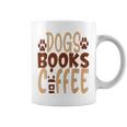 Dogs Books Coffee Lover Graphic Print Coffee Mug