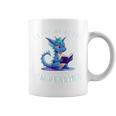 Dragon Reading Book Lover Leave Me Alone I'm Reading Graphic Print Coffee Mug