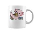 Kawaii Axolotl Pun Book Reader Graphic Print Coffee Mug
